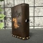 Billet Box COVER IN LEATHER von Cover for Vapers - DOUG DINO DOUBLE COLOUR