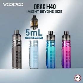 Voopoo - DRAG H40 KIT 1500mAh 40W 5ml