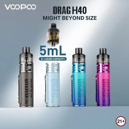 Voopoo - DRAG H40 KIT 1500mAh 40W 5ml
