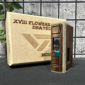VP Mod von Vincenzo Paiano - DNA75C VERSIONE XIII V2 - Blumenschädel in klarem Delrin und Walnuss