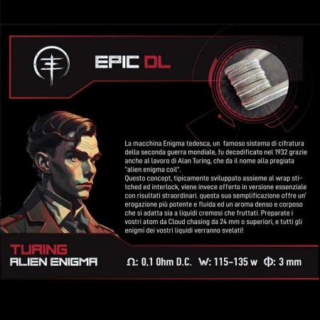 Breakill's Alien Lab - Heroes Limited Edition - TURING ALIEN ENIGMA EPIC DL 0.1ohm ID 3mm 115-135W - 2 PEZZI