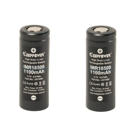 copy of 18350 - KEEPPOWER IMR 1200mAh 10A - 2 PIECES