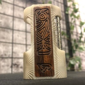 VP Mod by Vincenzo Paiano - VERTEBRA in derlin chiaro e legno di noce - FF VS MOSFET per Fev V