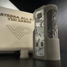copy of VP Mod von Vincenzo Paiano - VERTEBRA aus dunklem Delrin und Walnussholz - ALL 23mm SX600