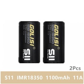 copy of 18350 - GOLISI S11 IMR 1100mAh 11A PROTECTED - Flat top