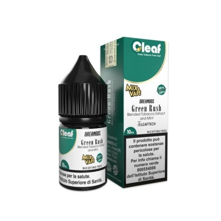 MINI SHOT - Dreamods - Cleaf - GREEN RUSH - aroma 10+10 in flacone da 20ml