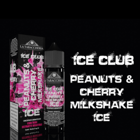 SHOT - La Tabaccheria - Ice club - PEANUT & CHERRY MILKSHAKE ICE - aroma 20+40 in flacone da 60ml