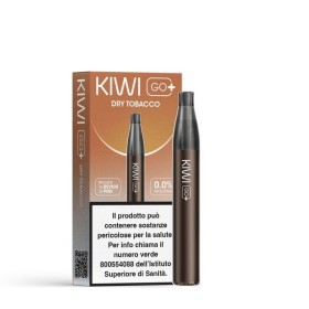 Kiwi Vapor - KIWI GO+ STARTER KIT 500mAh  CON POD PRECARICATA 0mg/ml - Dry Tobacco