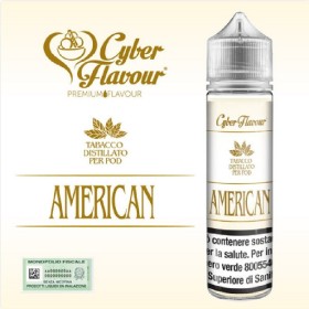 SHOT - Cyber Flavour - Tabacco Distillato per Pod - AMERICAN - aroma 20+40 in flacone da 60ml
