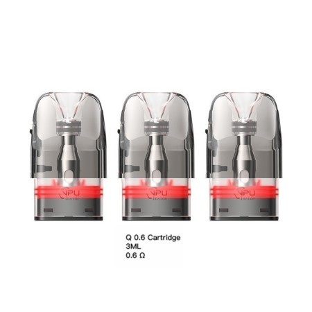 Geekvape - POD DI RICAMBIO da 3ml SERIE Q SIDE FILL 0,6ohm - 3 PEZZI