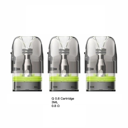 Geekvape - POD DI RICAMBIO da 3ml SERIE Q SIDE FILL 0,8ohm - 3 PEZZI