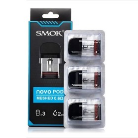 Smoktech - NOVO POD 2ml Mesh 0,6ohm - PACK 3 RESISTENZE