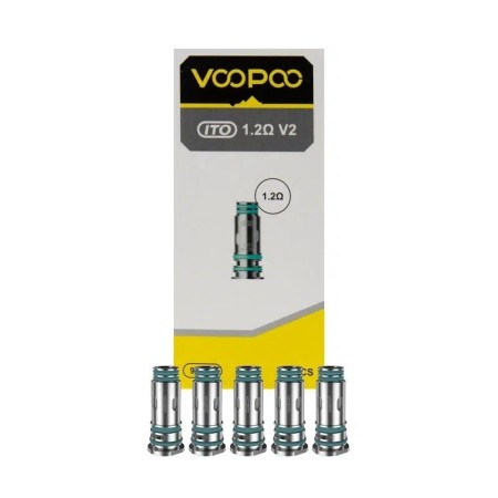 Voopoo - RESISTENZE ITO V2 da 1,2ohm - PACK 5 PEZZI