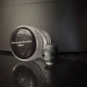 Officine Svapo Collection DRIP TIP ROOK A VITE Metacrilato - Grigio Scuro madreperla