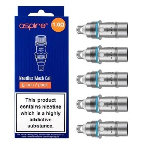 Aspire - Nautilus RESISTENZE MESH 1ohm - PACK 5 PEZZI