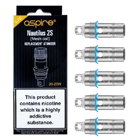 Aspire - Nautilus 2S WIDERSTAND MESH 0.7ohm - PACK 5 STÜCKE