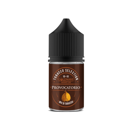MINI SHOT - Goldwave - Tobacco Selection - PROVOCATORIO - aroma 10+10 in flacone da 30ml