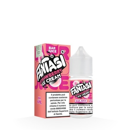 MINI SHOT - Fantasi - STRAWBERRY ICE CREAM - aroma 10+10 in flacone da 30ml