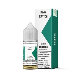 MINI SHOT - King Liquid - Switch - MINT TOBACCO - aroma 10+10 in flacone da 30ml