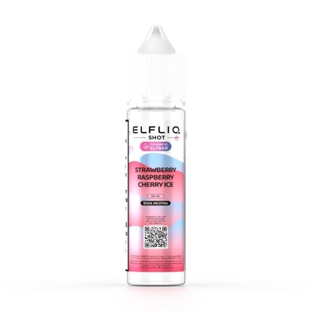 SHOT - Elfliq by Elfbar - STRAWBERRY RASPBERRY CHERRY ICE - aroma 20+40 in flacone da 60ml