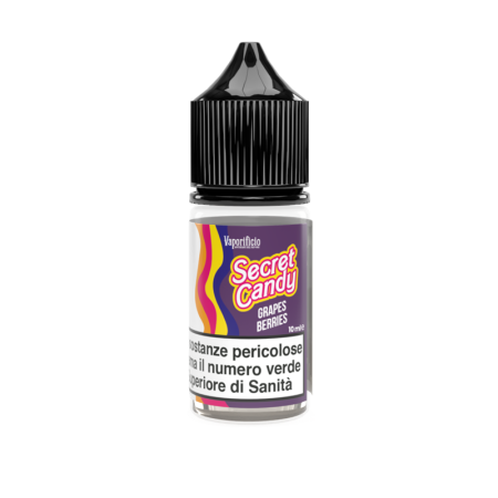 MINI SHOT - Vaporificio - Secret Candy - GRAPES BERRIES - aroma 10+10 in flacone da 30ml