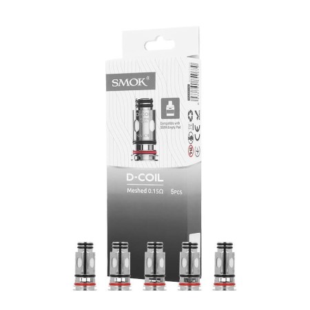 Smoktech - D-COIL 0,15ohm - PACK 5 RESISTENZE