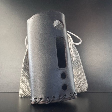 Mq Class - Sx Mini COVER IN CUOIO by Cover per Svapatori - NERO