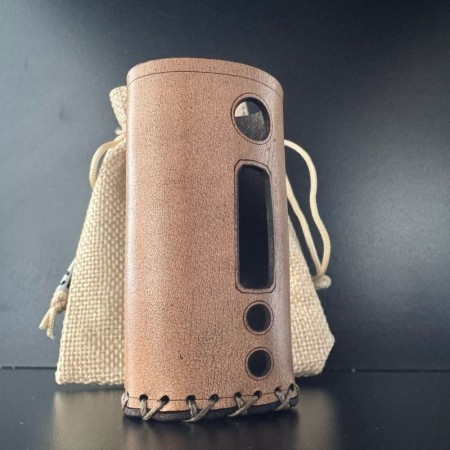 Mq Class - Sx Mini COVER IN CUOIO by Cover per Svapatori - INVECCHIATO