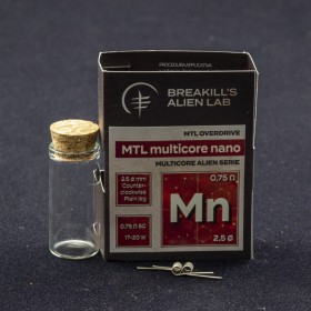 Breakill's Alien Lab - Bullet - Mtl Bf Alien - SNIPER MULTICORE 0.75ohm ID 2,5mm 16-18W - 2 PEZZI