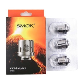 Smoktech - TFV8 X-BABY M2 (0.25 Ohm) PACK 3 RESISTANTS