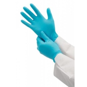 BLUE NITRILE GLOVES - size XL - Pack of 5 pairs