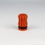 Officine Svapo DRIP TIP OFFICINE Galalite - Rouge/Orange rayé