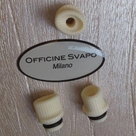 Officine Svapo DRIP TIP HYDRA Galalite Avorio rigato