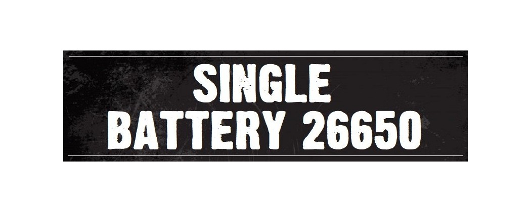 SINGLE BATTERY 26650