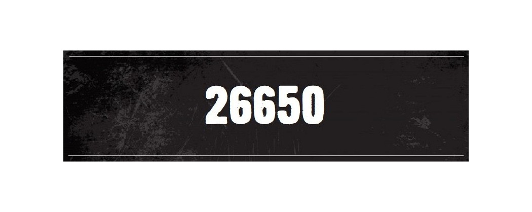 BATTERIES 26650
