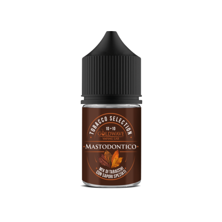 MINI SHOT - Goldwave - Tobacco Selection - MASTODONTICO - aroma 10+10 in flacone da 30ml
