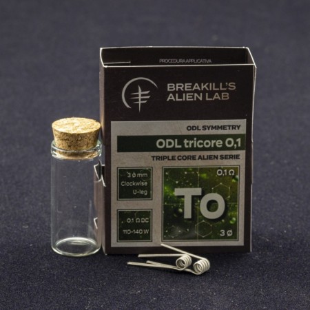 copie de copie de Breakill's Alien Lab - Bullet - Restricted Dl Alien - RECON STAPLED 0.4/0.2ohm ID 2,5mm 35/45-65/85W - 2 PEZZI