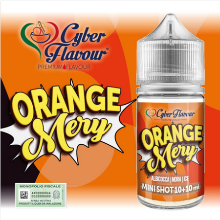 MINI SHOT - Cyber Flavour - Mery - ORANGE MERY - aroma 10+10 in flacone da 30ml